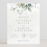 Budget Eucalyptus Greenery Leaves Elegant Wedding