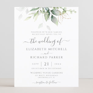 Budget Eucalyptus Greenery Wedding