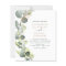 Budget Eucalyptus Greenery Wedding Invitations