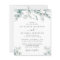 Budget Eucalyptus QR Code Photo Wedding Invitation