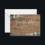 BUDGET Eucalyptus Watercolor Wedding Save The Date Card<br><div class="desc">Let your friends and family know that you have set a date for your wedding with this beautiful watercolor eucalyptus Save the Date card. These cards form part of a co-ordinated wedding suite which is available in our store.</div>