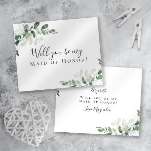 BUDGET Eucalyptus Will You be My Maid of Honour?