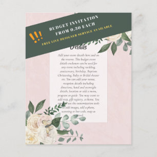 BUDGET EVENT DETAILS Enclosures - White Roses Flyer