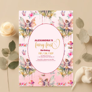 Budget Fairy First Girl's 1st Birthday Flyer