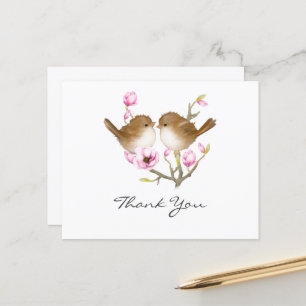 Budget Fairy Wren Bird All Occasion Thank You Card