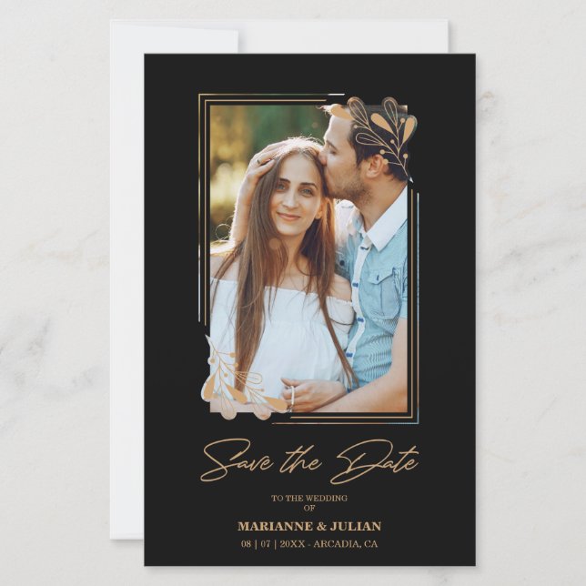 Budget Fake Golden Branches Fancy Calligraphy (Front)