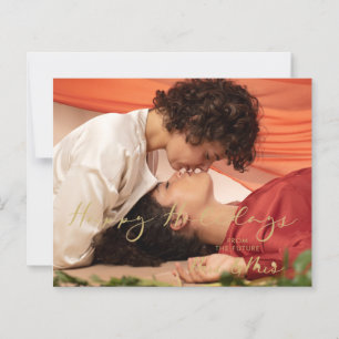 Budget Fake Golden Future Mrs & Mrs Christmas