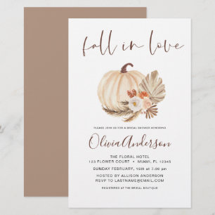 Budget Fall in Love Bridal Shower Terracotta