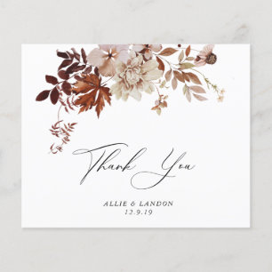 BUDGET Fall Thank You Card