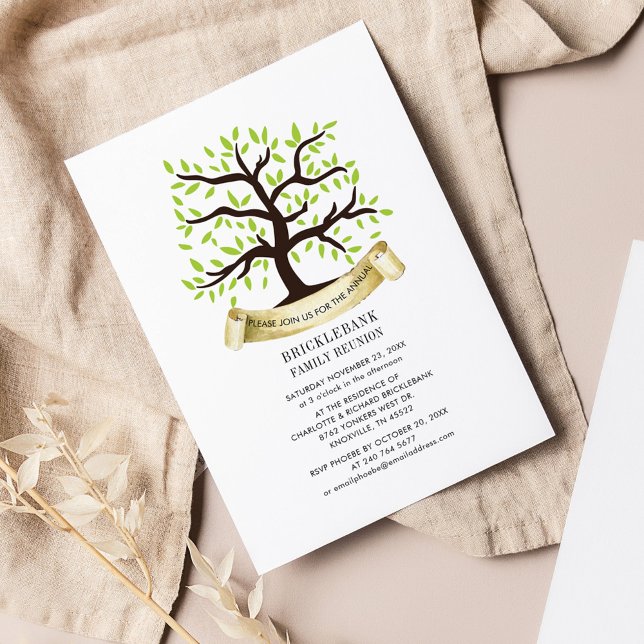 Budget Family Reunion Genealogy Tree Watercolor (Creator Uploaded)