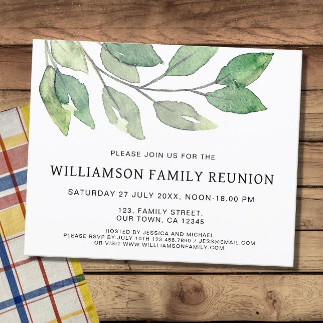 Budget Family Reunion Invitation (Creator Uploaded)