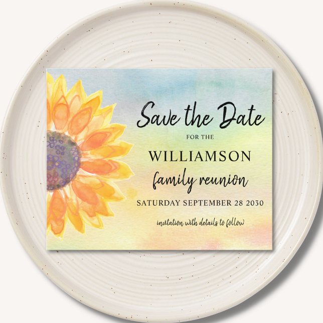 Budget Family Reunion Save The Date Card (Creator Uploaded)