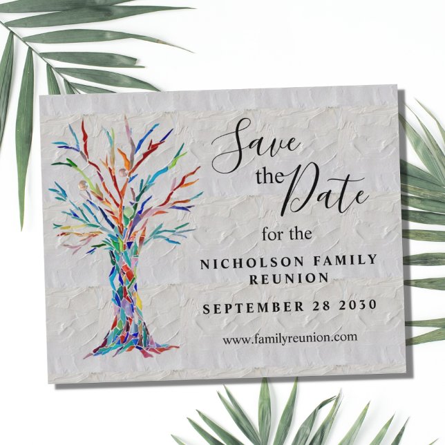 Budget Family Tree Family Reunion Save The Date  (Creator Uploaded)