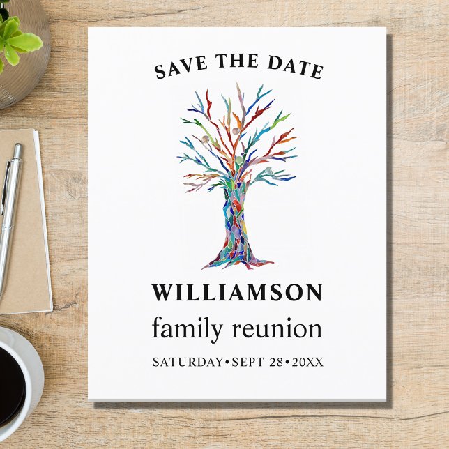 Budget Family Tree Family Reunion Save The Date (Creator Uploaded)