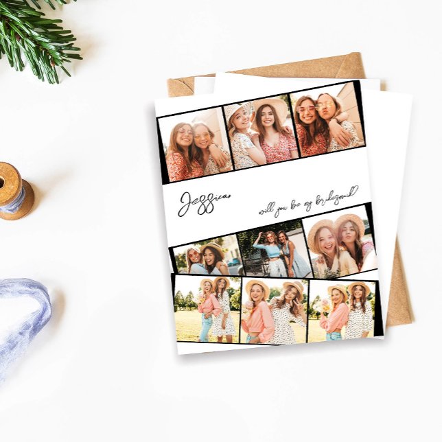 Budget Filmstrip 9 Photo Be Bridesmaid Proposal (Creator Uploaded)