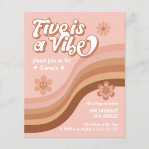 Budget Five is a Vibe Retro Daisy Girl Birthday