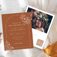 Budget Floral Arch Terracotta Photo Boho Wedding