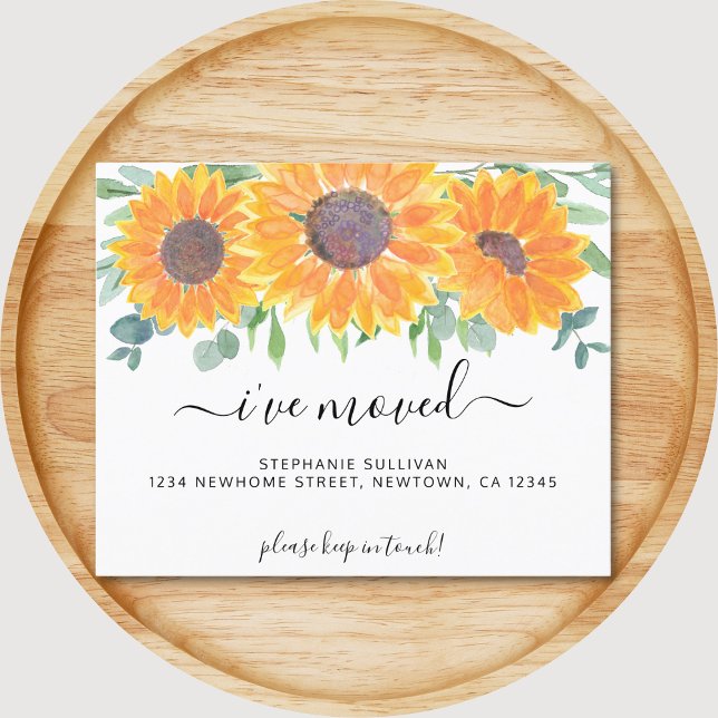 Budget Floral I've Moved Moving Announcement (Creator Uploaded)