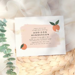 Budget Floral Orange, Pink & Gold Bridal Shower