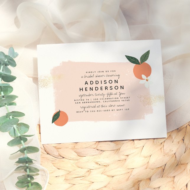 Budget Floral Orange, Pink & Gold Bridal Shower (Creator Uploaded)