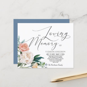 Budget Floral Sympathy Memory /Thank you.