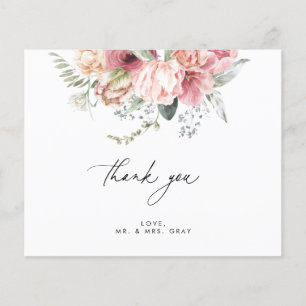 Budget Floral Thank You Card   Annabeth
