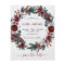 BUDGET floral winter Christmas wedding save date