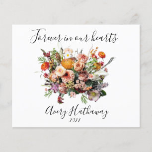 BUDGET Flower Bouquet  Memorial & Funeral Flyer
