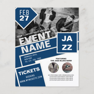 BUDGET Flyer FREE Design Help Entertainment Theme