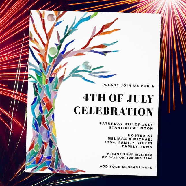 Budget Fourth of July Celebration Invitation Flyer (Creator Uploaded)