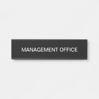 Budget Friendly Management Office Wall Door Signs