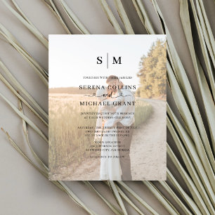 Budget Friendly Wedding All In One Modern Script Flyer
