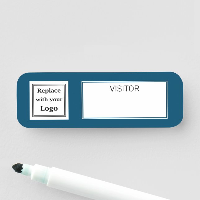 Budget Friendly Write On Wipe Off Visitor Badges (In Situ)