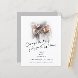 Budget Fun Come For Booze Photo Save The Date