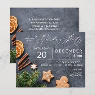Budget Gingerbread Cookie & Orange Holiday Party