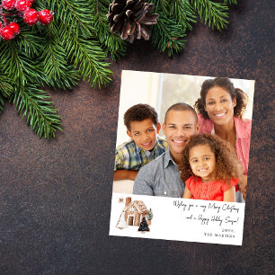 Budget Gingerbread House & Christmas Cookies Note Flyer