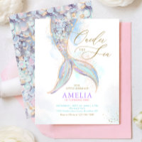 BUDGET Glitter Mermaid ONEder the Sea Birthday