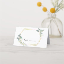 Budget Gold Frame Flyer Rustic Foliage Wedding