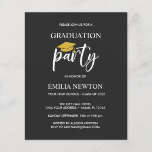 Budget  Gold Tassel Graduation Cap Grey Party