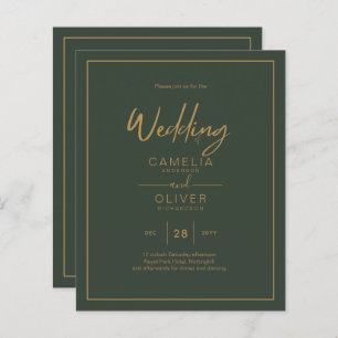 BUDGET Gold Text Script Elegant Modern
