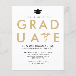 Budget Grad Medical School Doctor Graduation Party