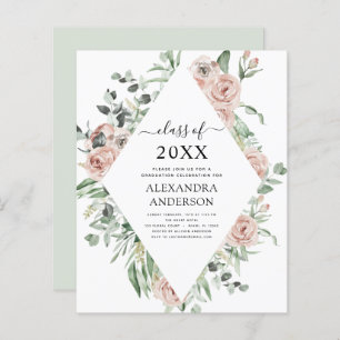 Budget Graduation 2023 Dusty Pink Floral