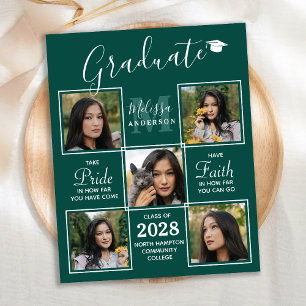 Budget Graduation 5 Picture Graduate Announcement 