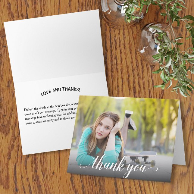 Budget Graduation Photo Note Card (Creator Uploaded)