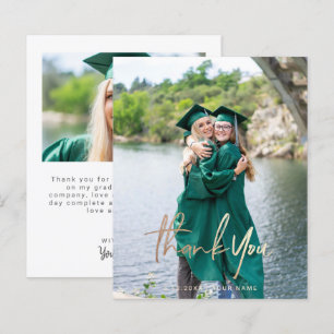Budget Graduation Thank You Photo Cards
