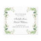 BUDGET Green leaves Summer wedding SAVE THE DATE