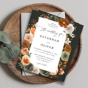 Budget Green & Terra Cotta Floral Wedding S2 -DK