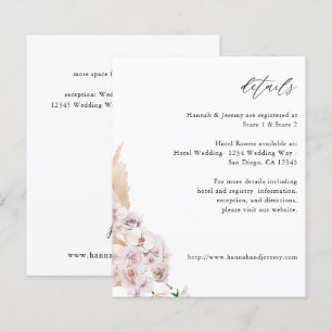 Budget Greenery Boho Tropical Floral  Details
