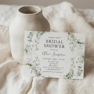 Budget Greenery Calligraphy Bridal Shower