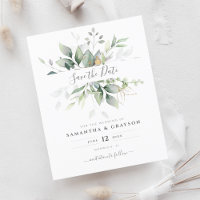 Budget Greenery Eucalyptus Wedding